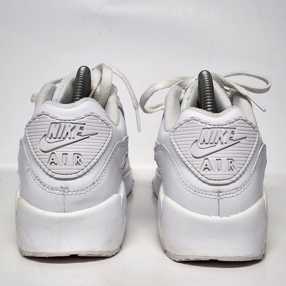Nike Air Max 90 LTR White  Sneakers Shoes 7Y - Picture 4 of 9